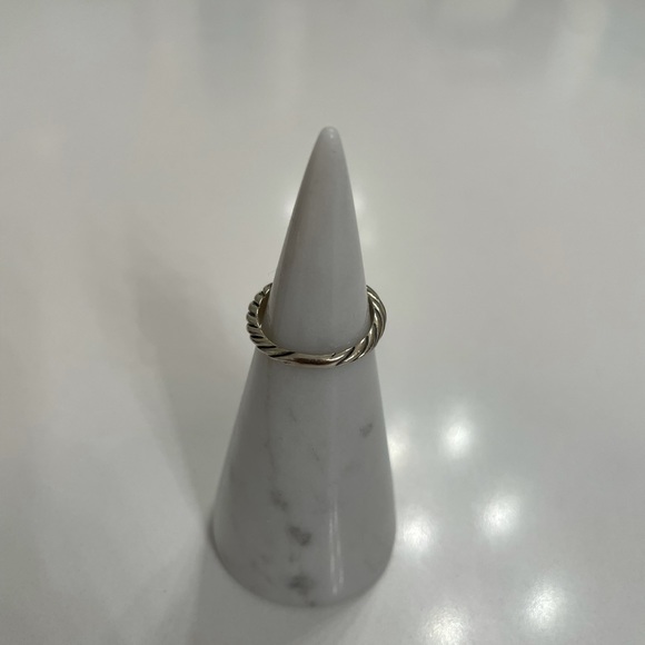 David Yurman Hematite/Diamond Ring Silver - Picture 3 of 8